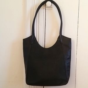 Whiting and Davis Vintage Black tote